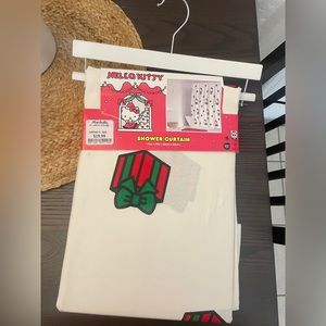 Hello kitty Christmas shower curtain